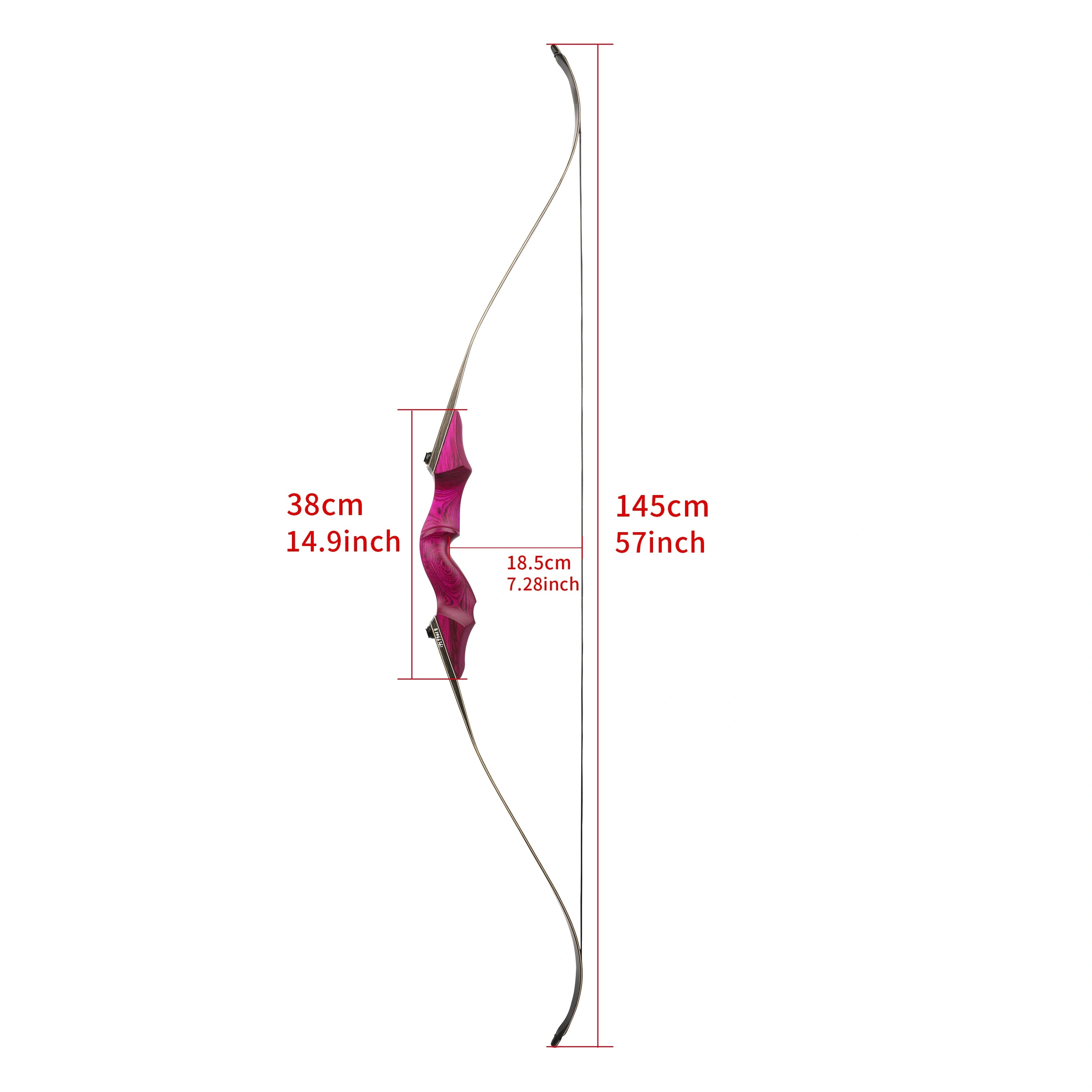 60 inch American Hunting Reverse Bow Outdoor Shooting Archery 40-60lbs Outdoor 