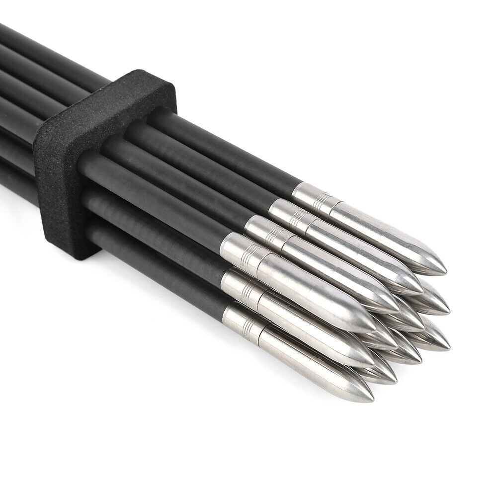 12X carbon aluminum arrow shaft 0.001 inch Nocks insert ID3.2mm ring hunting elite