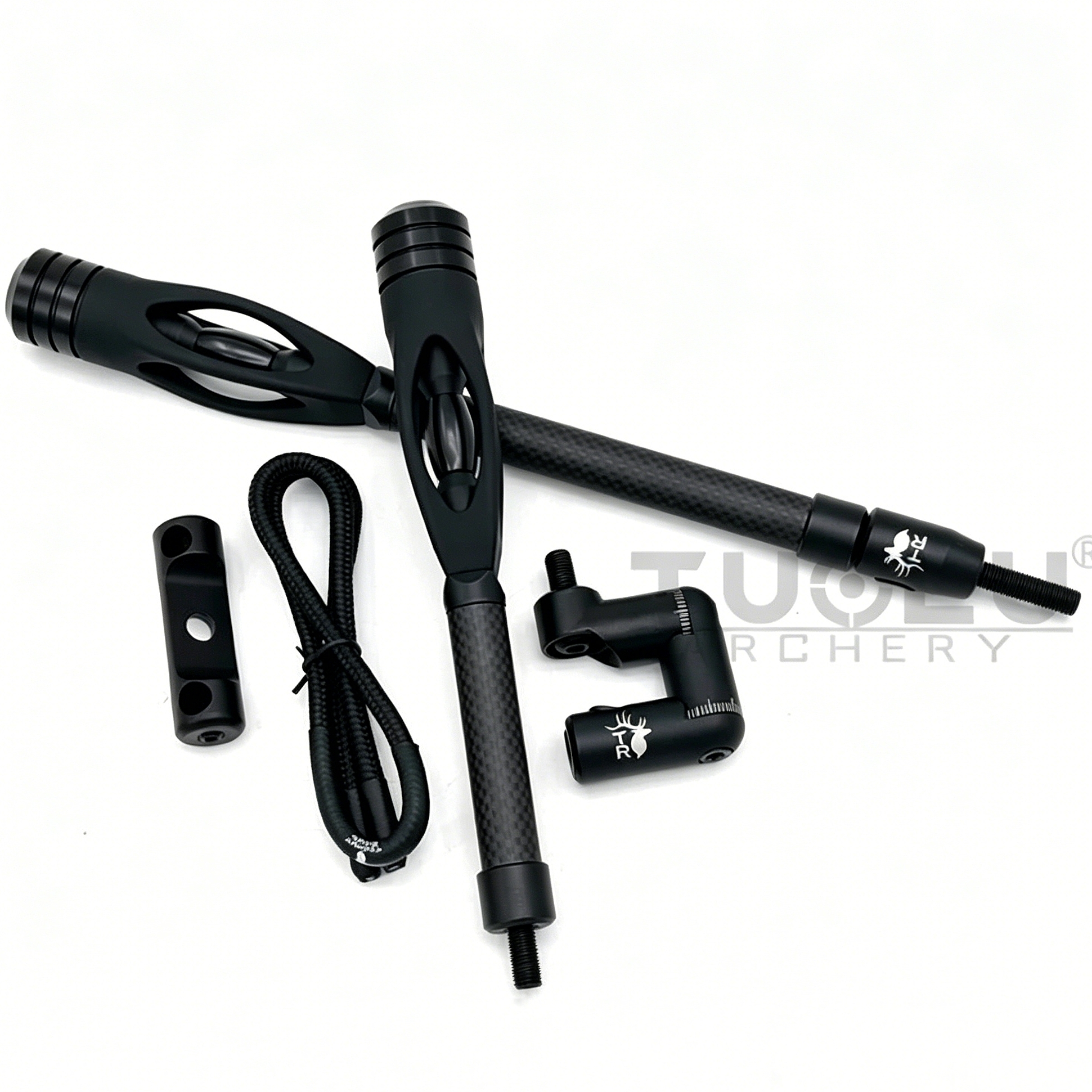 TEFEIRJI Carbon Stabilizer Rod Quick Release Bow Damper