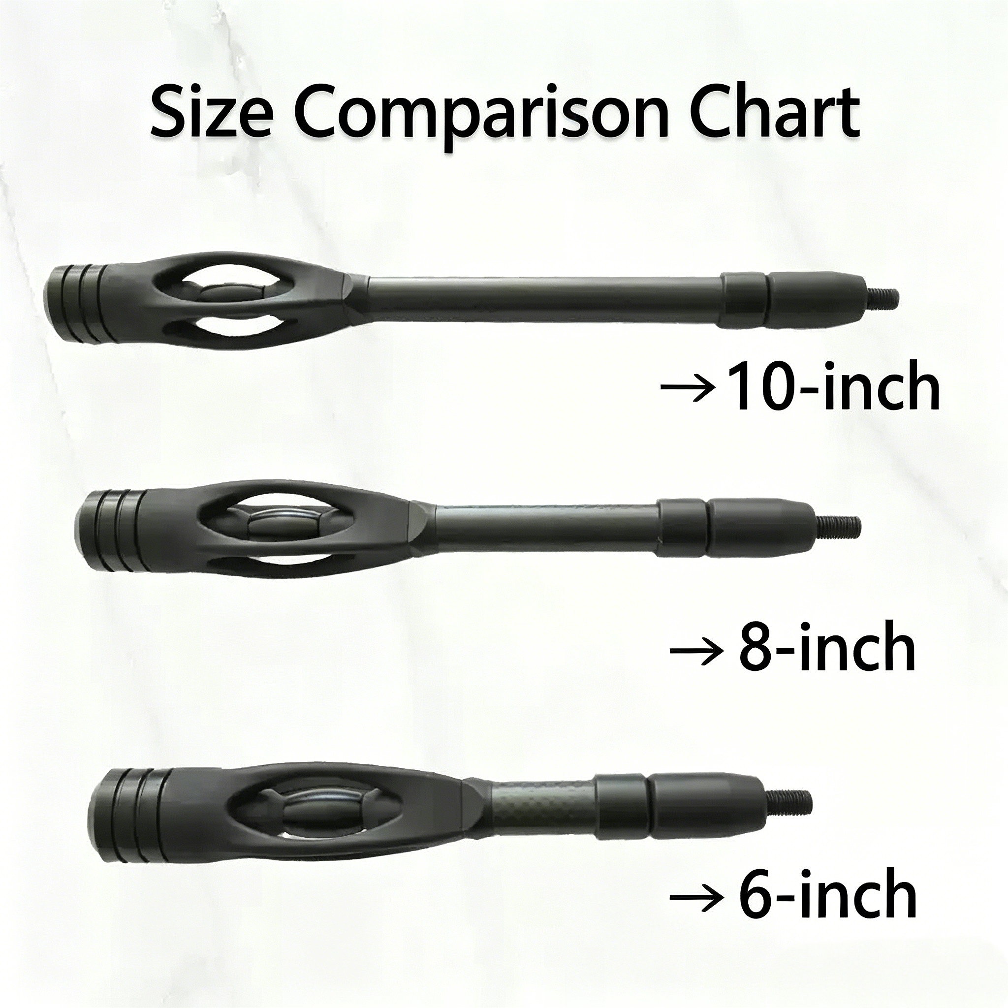 TEFEIRJI Carbon Stabilizer Rod Quick Release Bow Damper