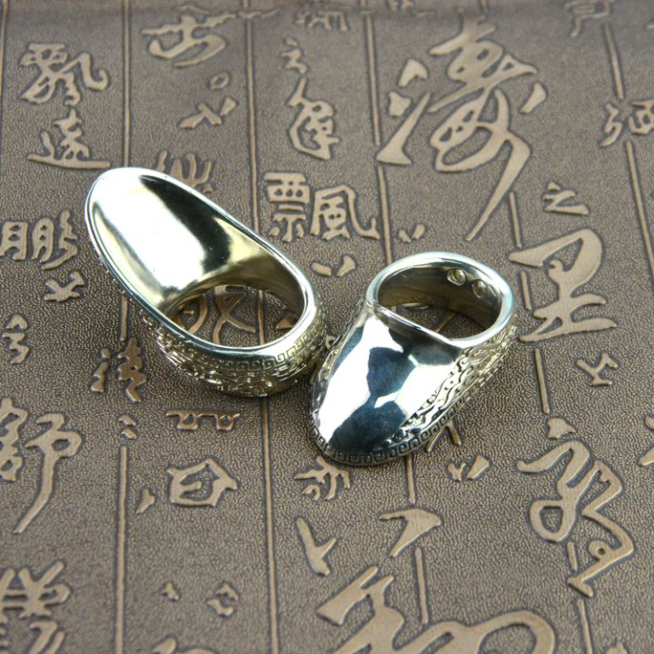 Traditional Archery Copper Thumb Ring Deep Hook Bow Shooting Gear