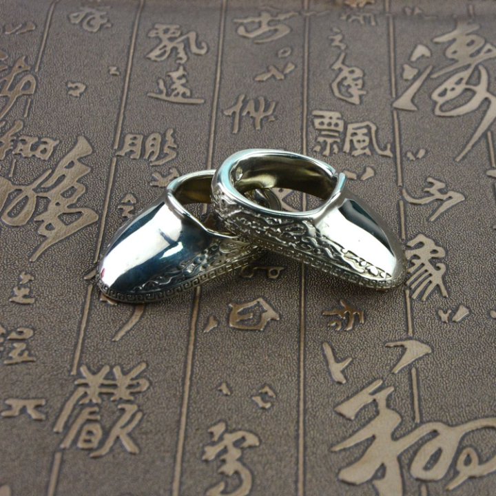Traditional Archery Copper Thumb Ring Deep Hook Bow Shooting Gear