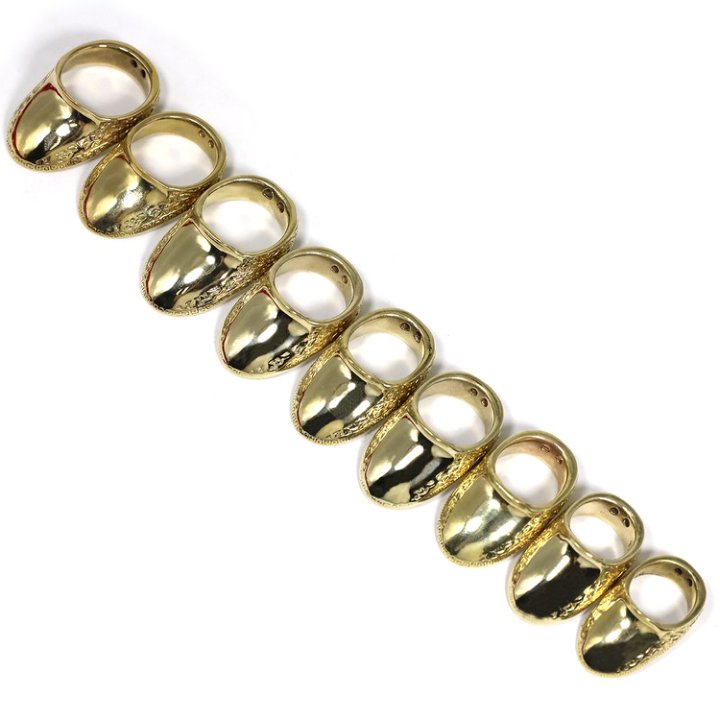 Traditional Archery Copper Thumb Ring Deep Hook Bow Shooting Gear