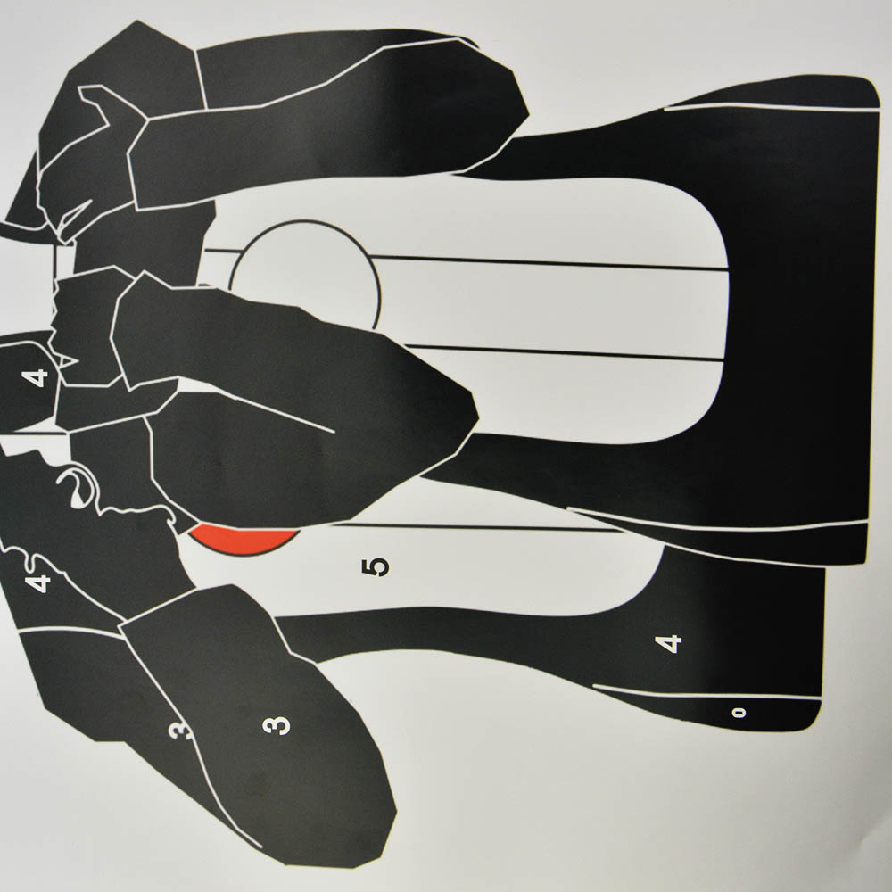 HARROW Shooting Target Paper 45x32cm 10 Sheets