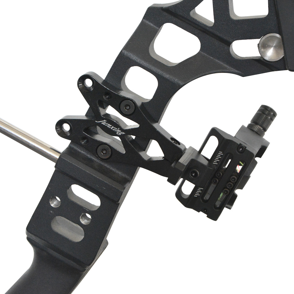 Five-Pin CNC Aluminum Bow Sight with Fiber Optic