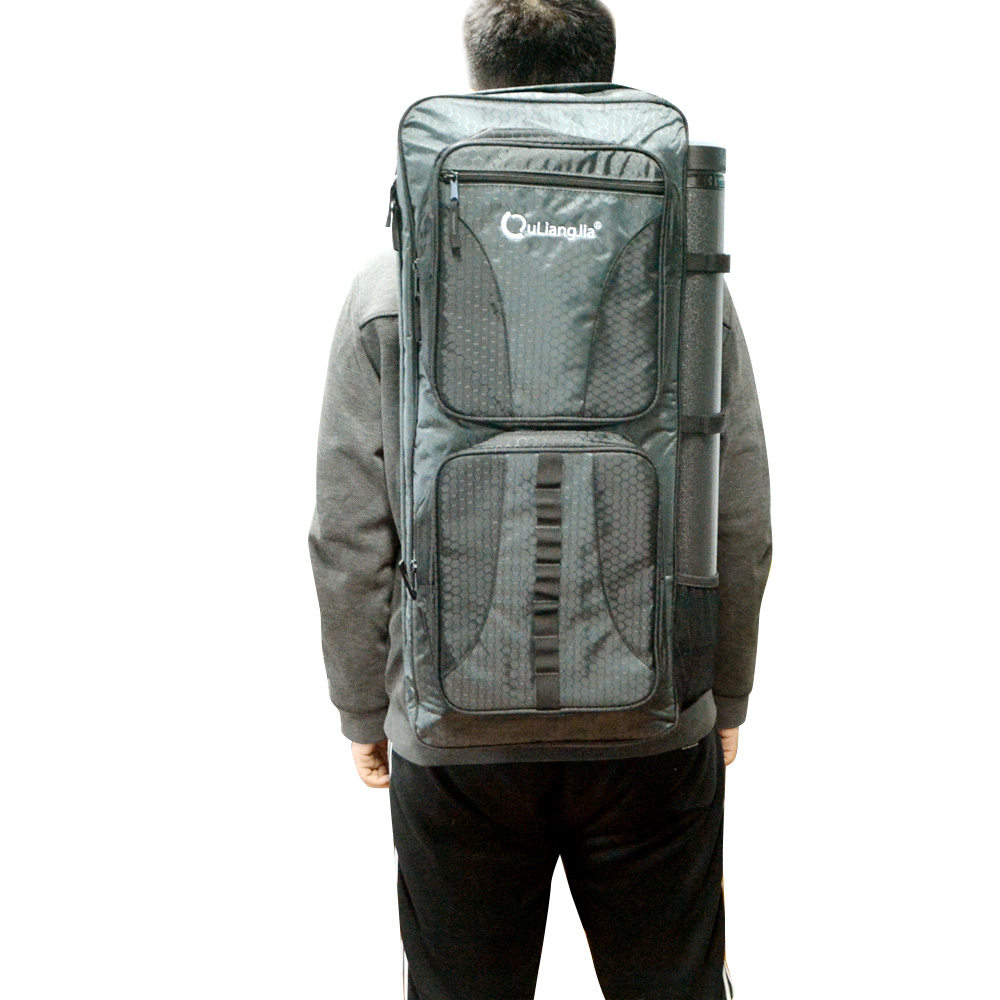 LJ Archery Double Shoulder Bow Bag with Arrow Tube