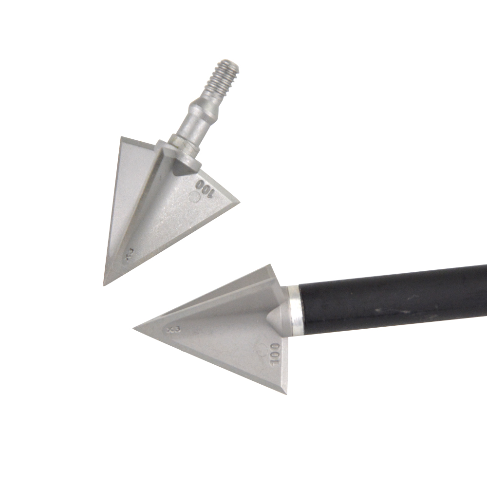X3 Arrowheads 100 Grain Stainless Steel, Pack of 12