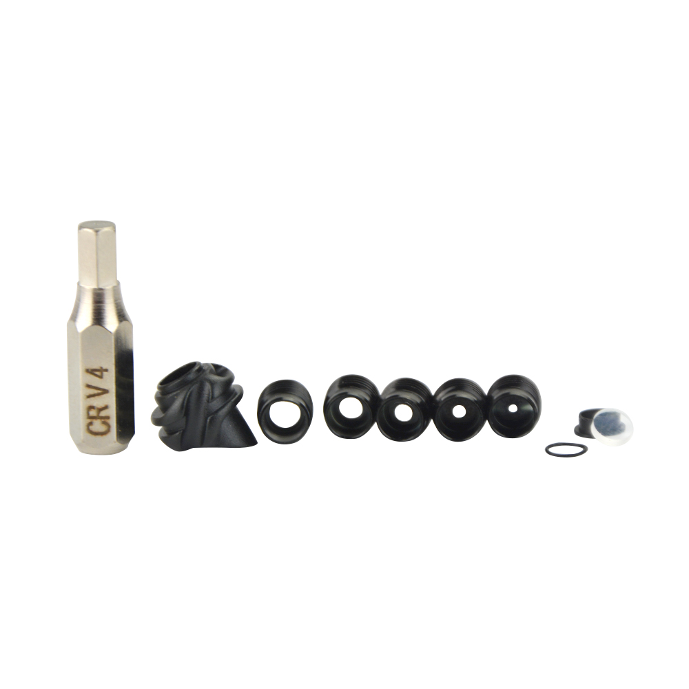 Aluminum Peep Sight Set with Cap 5-in-1 Archery Accessory