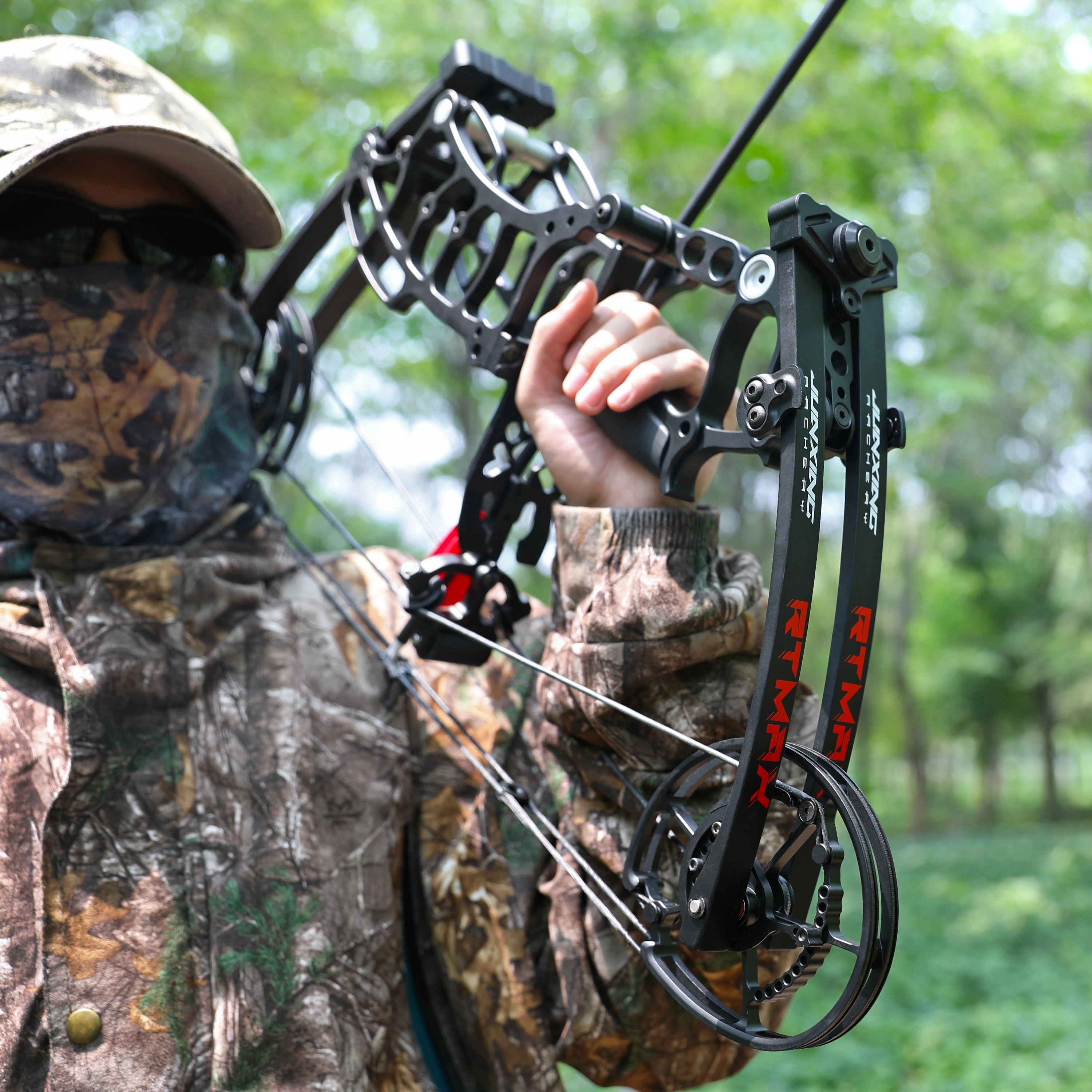 Composite Bow Dual-use Arrow Steel Ball 40-65lbs Outdoor Shooting Archery Two Handed Hunting