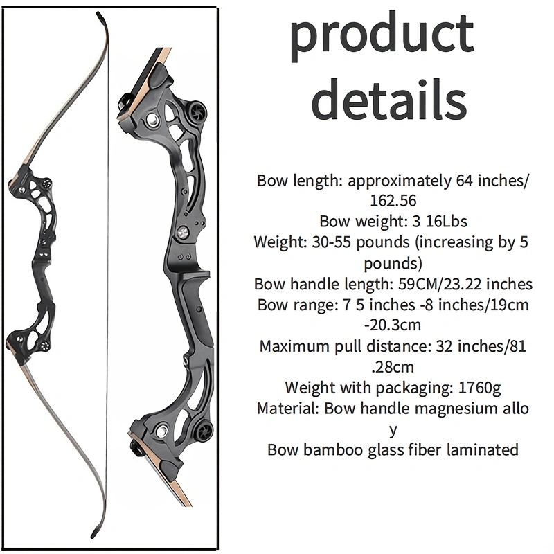  Reverse Bow Set Outdoor Shooting Archery Beauty Hunting Bow 45-55lbs Adjustable Hunting Right Hand