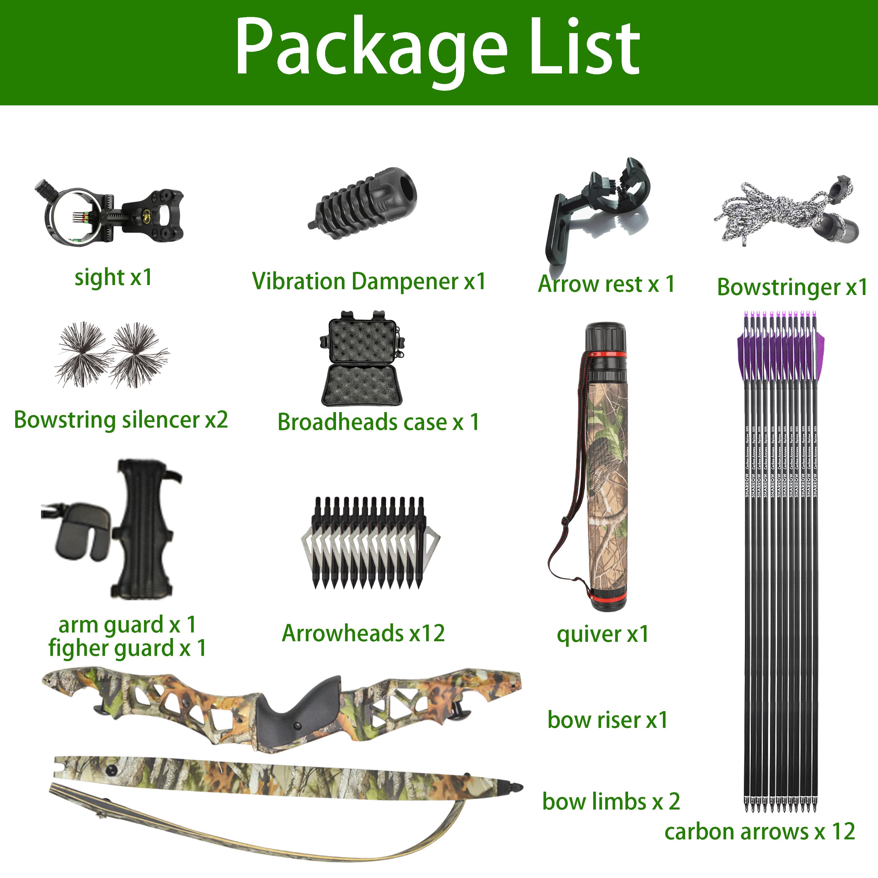 Junxing F166 ILF Recurve Bow Hunting Recurve Bow