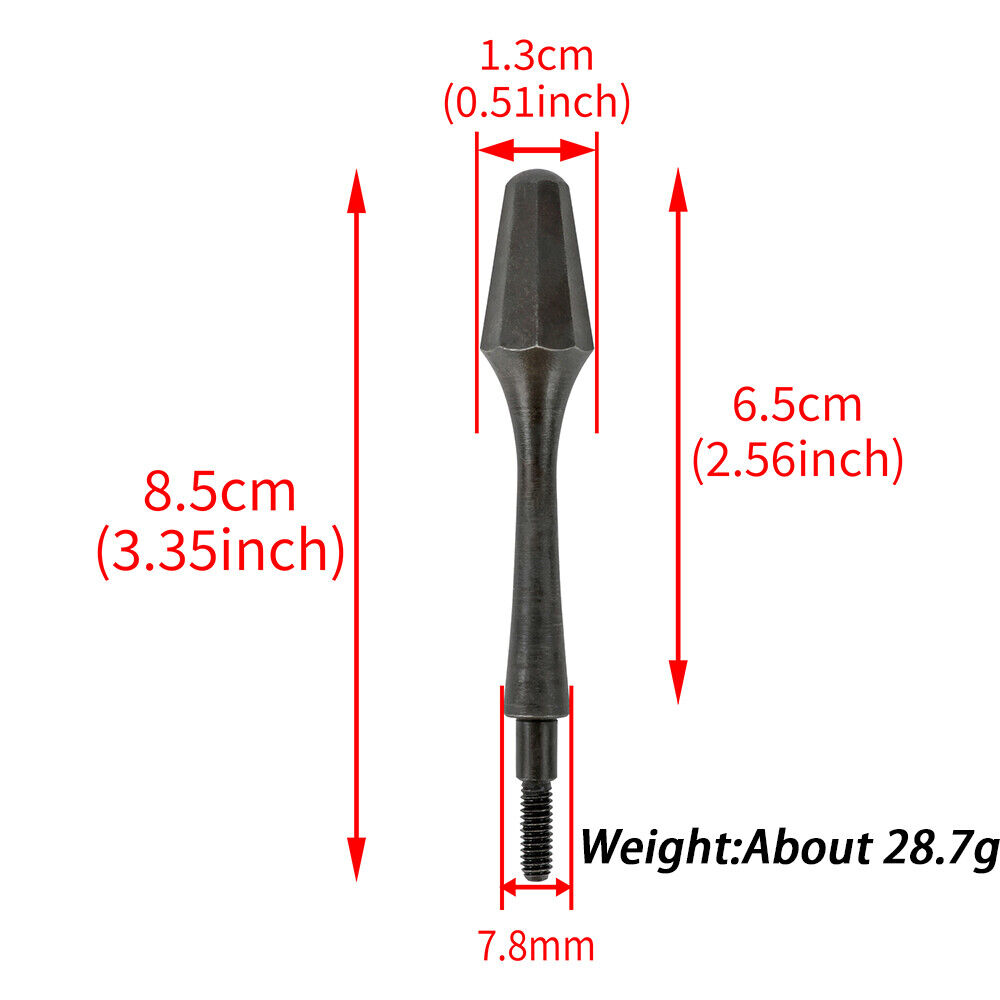 3pcs Broadheads Traditional Arrowhead Screw Tip Point Arrows Crossbow Archery Hunting