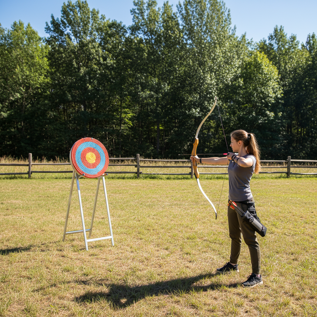 Handmade Straw Archery Target – 55cm Diameter, 1-5 Layers | Durable Traditional Arrow Target