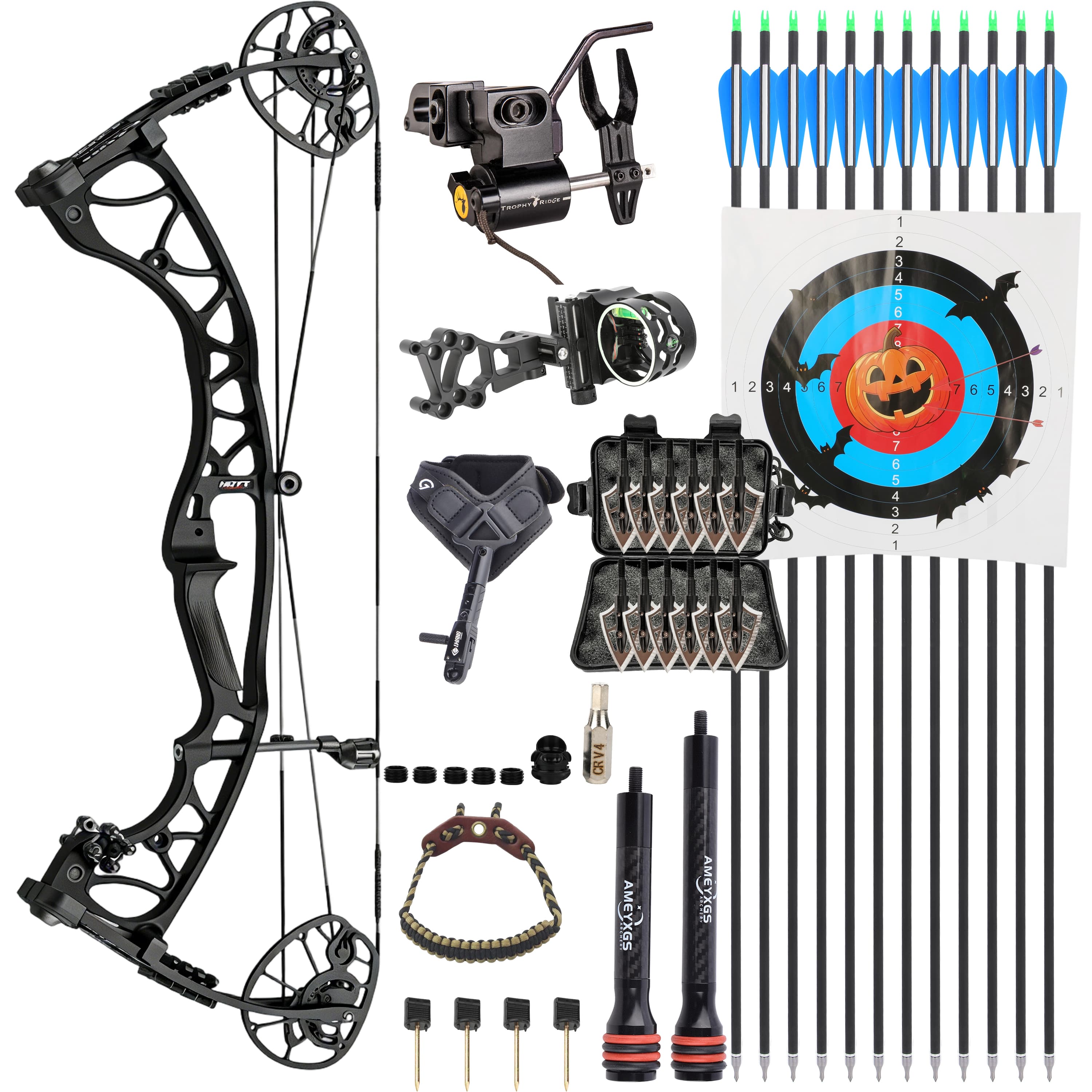 HOYT Compound Bow Kit 40-70lbs Shooting Target Archery