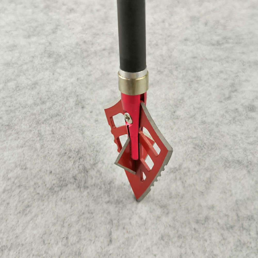 12-Pack Serrated Red Demon Broadheads 125gr Stainless Steel