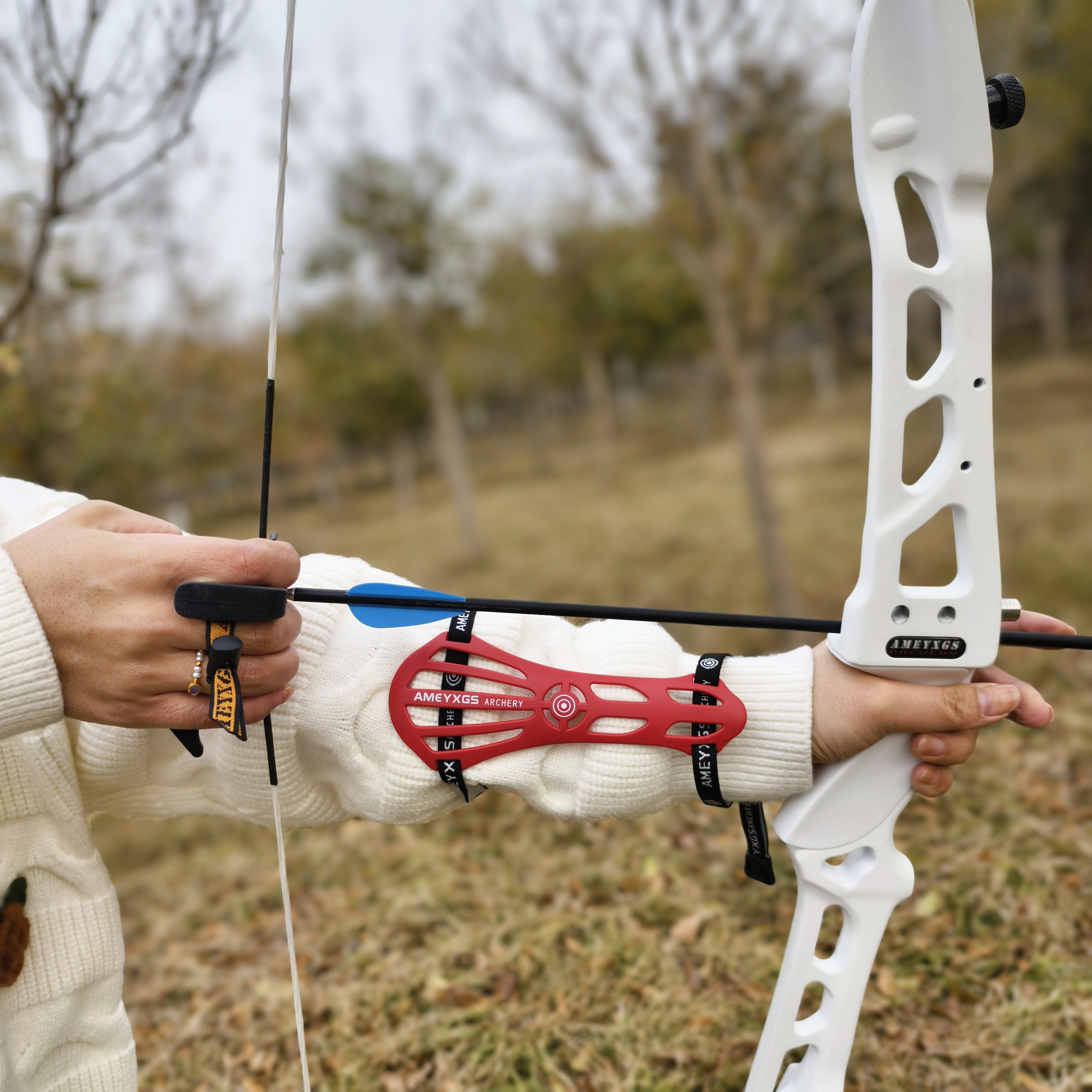 AME Archery Arm Guard Lightweight Nylon Forearm Protector 7 Colors