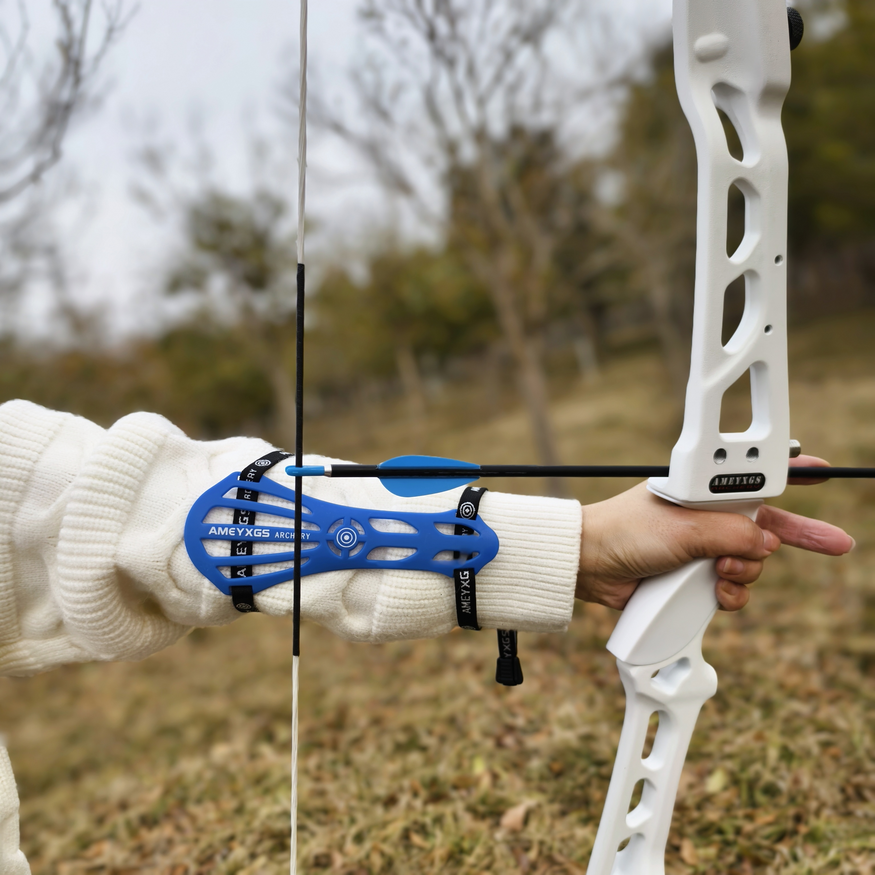 AME Archery Arm Guard Lightweight Nylon Forearm Protector 7 Colors