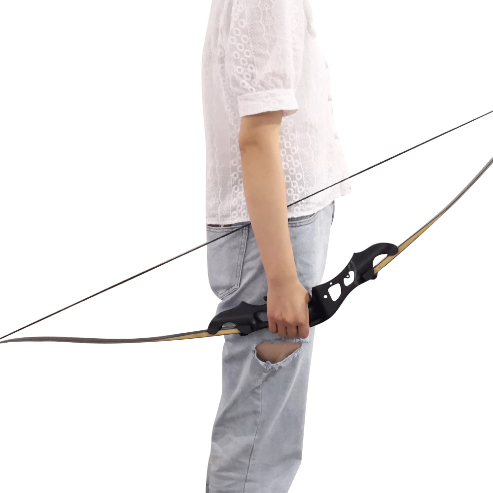 BLACK HUNTER 60" Hunting Bow 20–55lbs Metal Recurve Kit