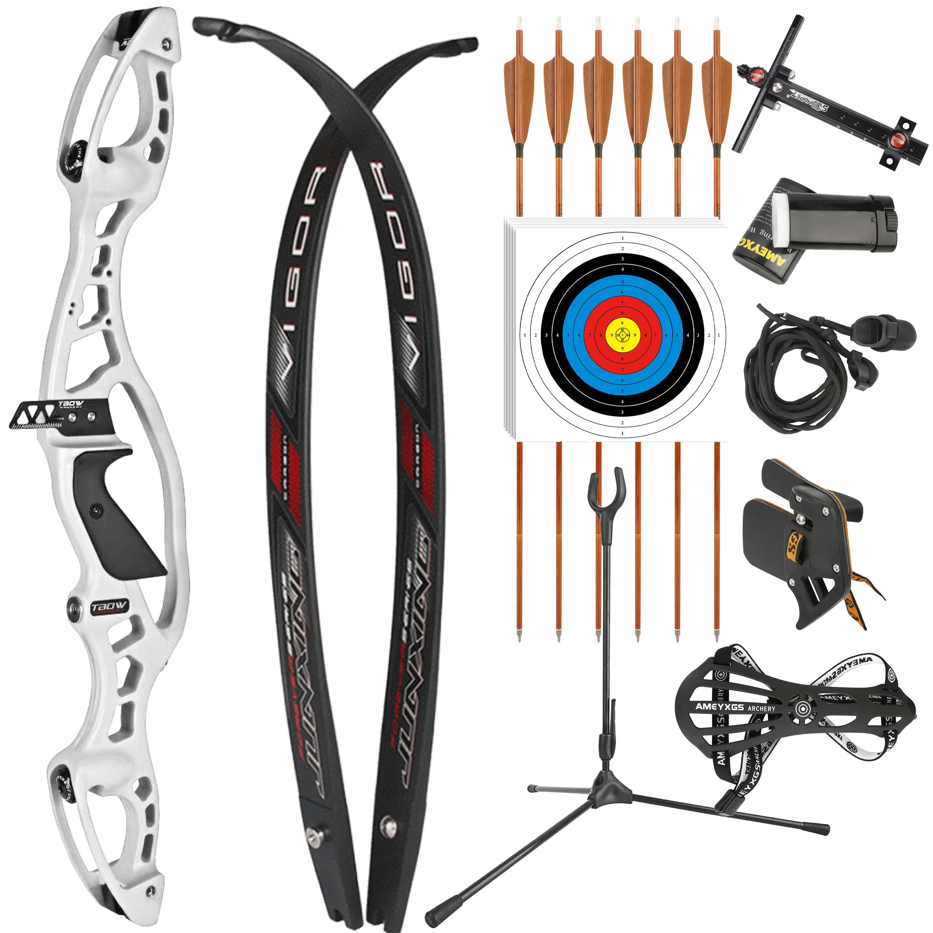 JUNXING Recurve Bow 20-40bs Kit Takedown Hunting