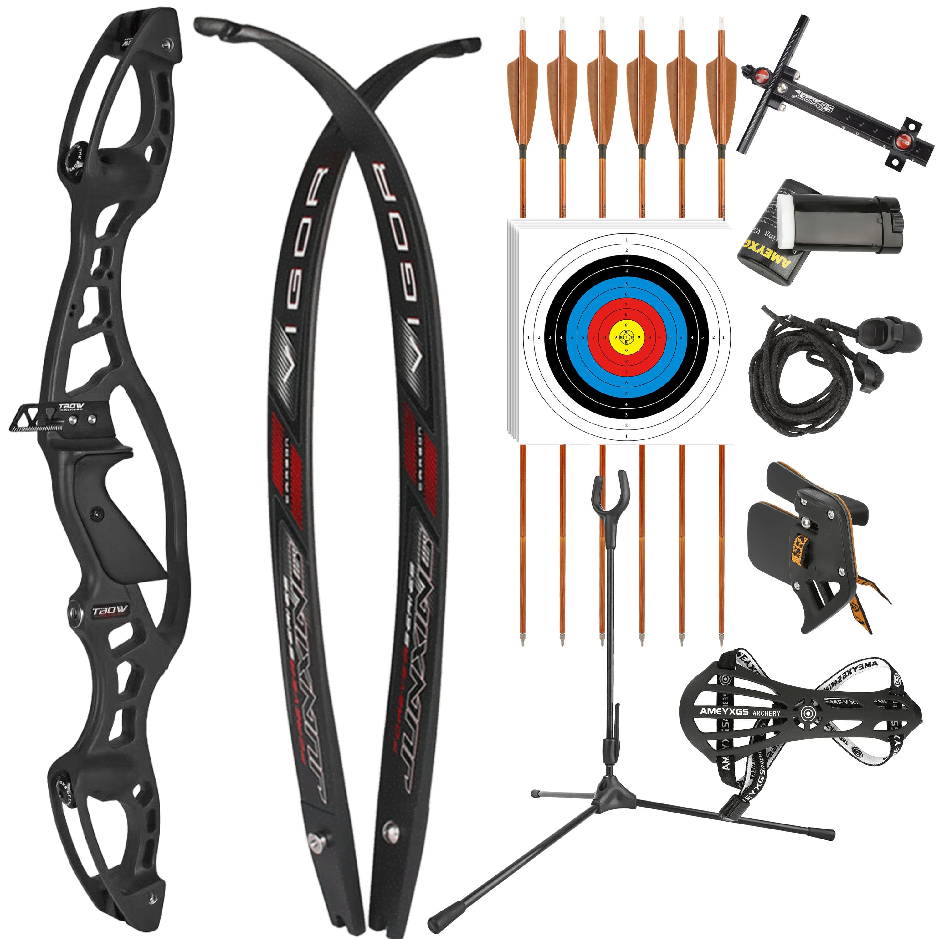 JUNXING Recurve Bow 20-40bs Kit Takedown Hunting