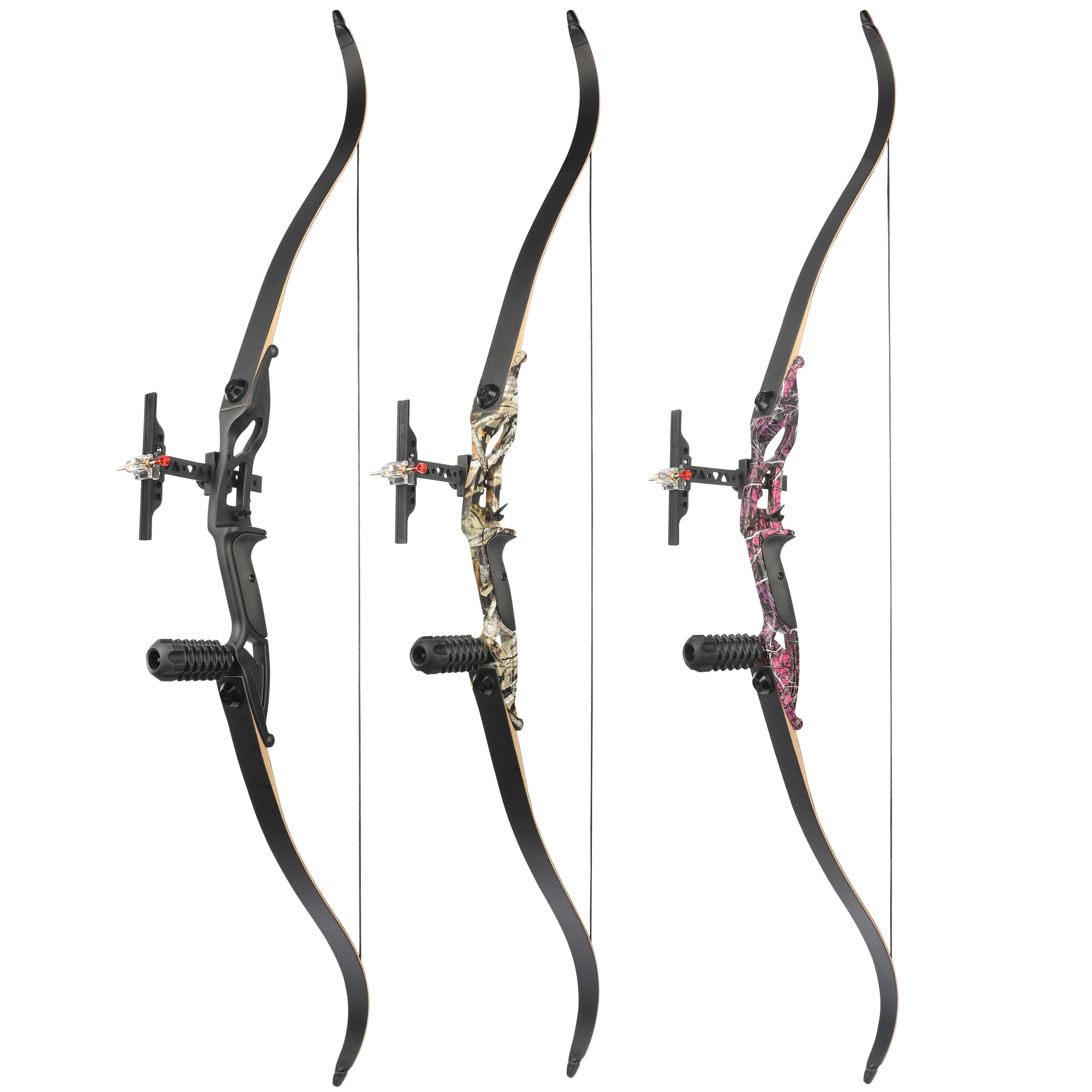 JUNXING F179 30-50lbs Archery Recurve Bow Kit 56" Takedown Hunting