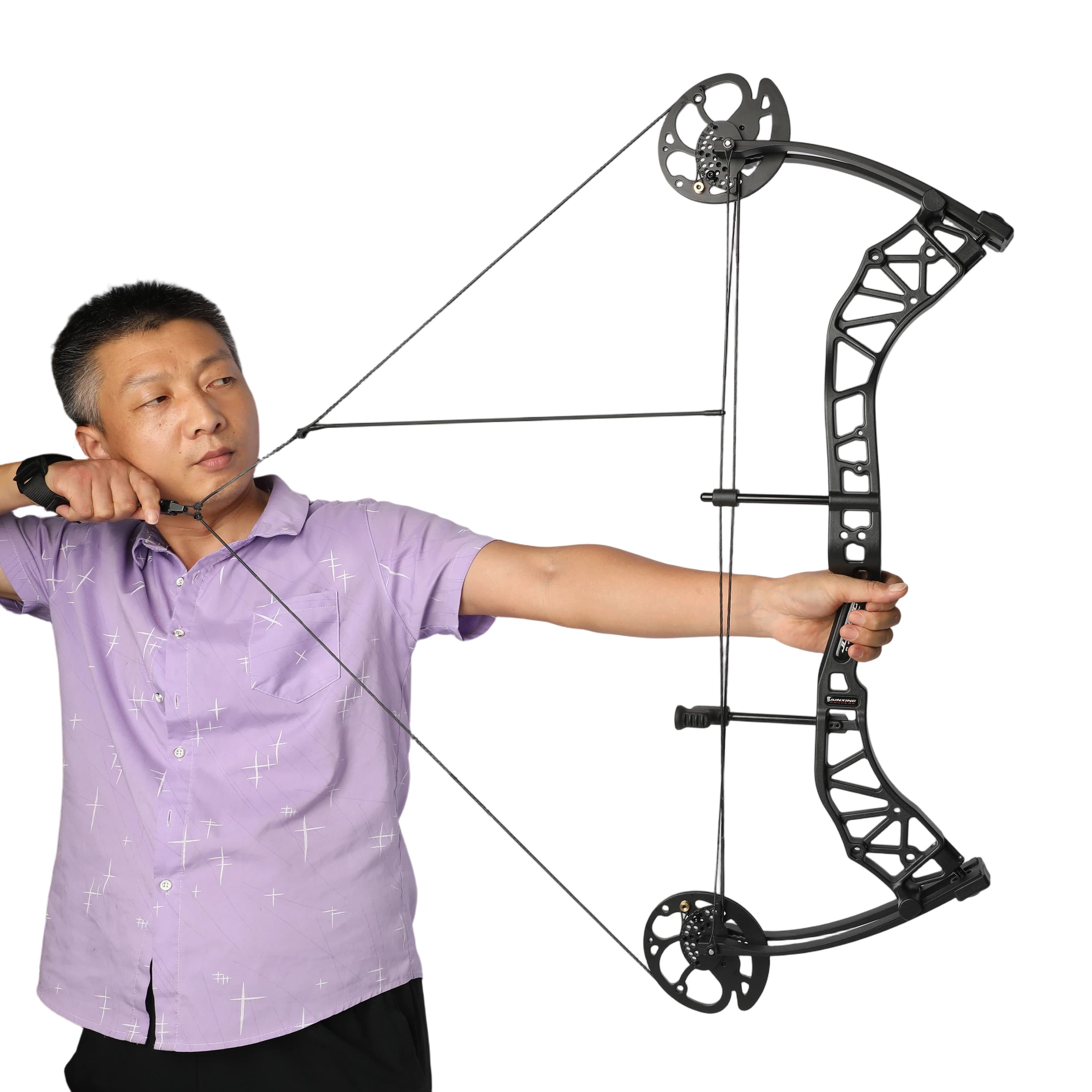 JUNXING M131 Compound Bow 0-70Lbs 80% Let off 6.5'' Brace height