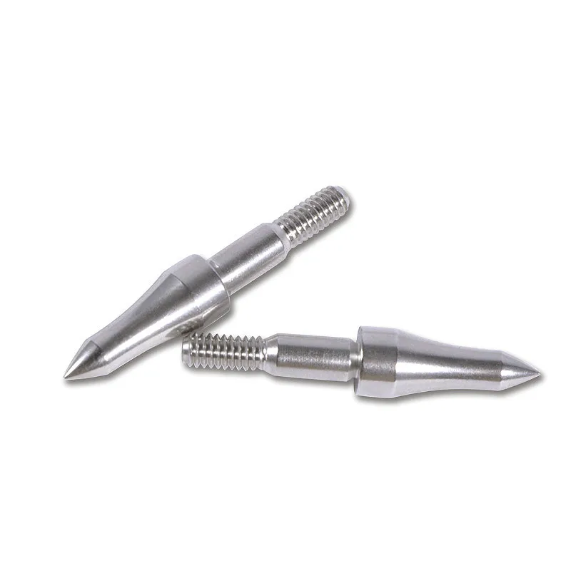 24pcs 75/100/125/150/200/250/300grain Shooting Arrowhead Steel Target Arrow Point Tips For Hunting Archery Sports Broadheads