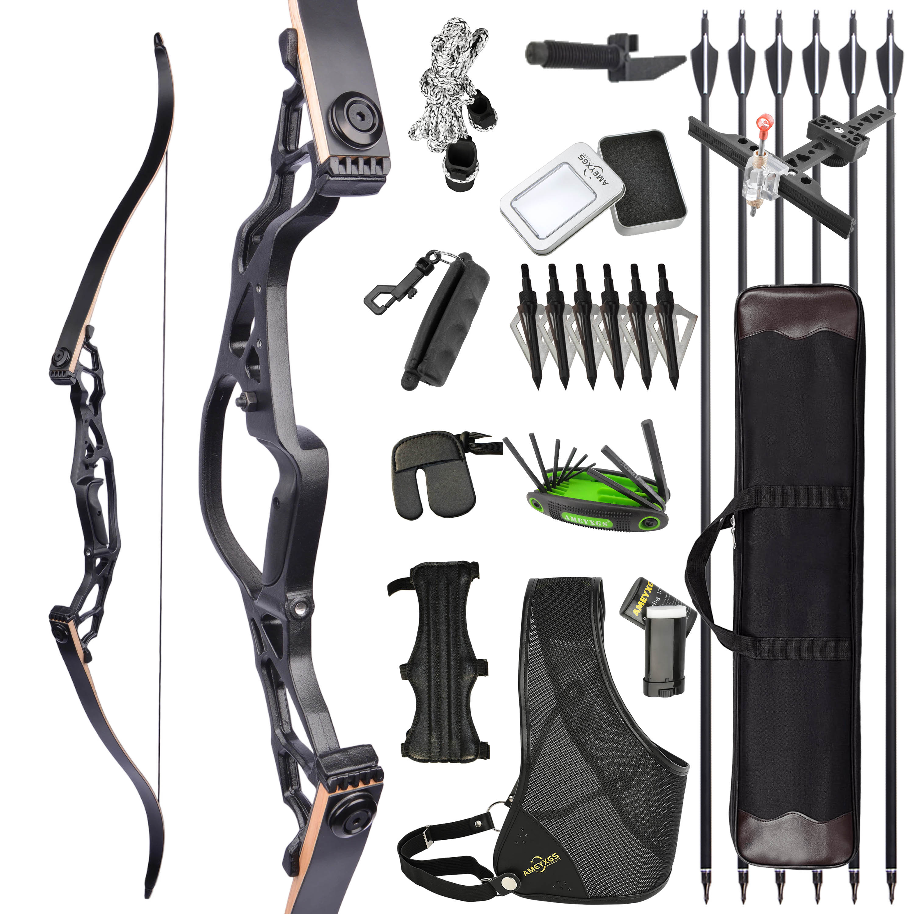 KMH 62" Takedown Recurve Bow 50/55/60 lbs