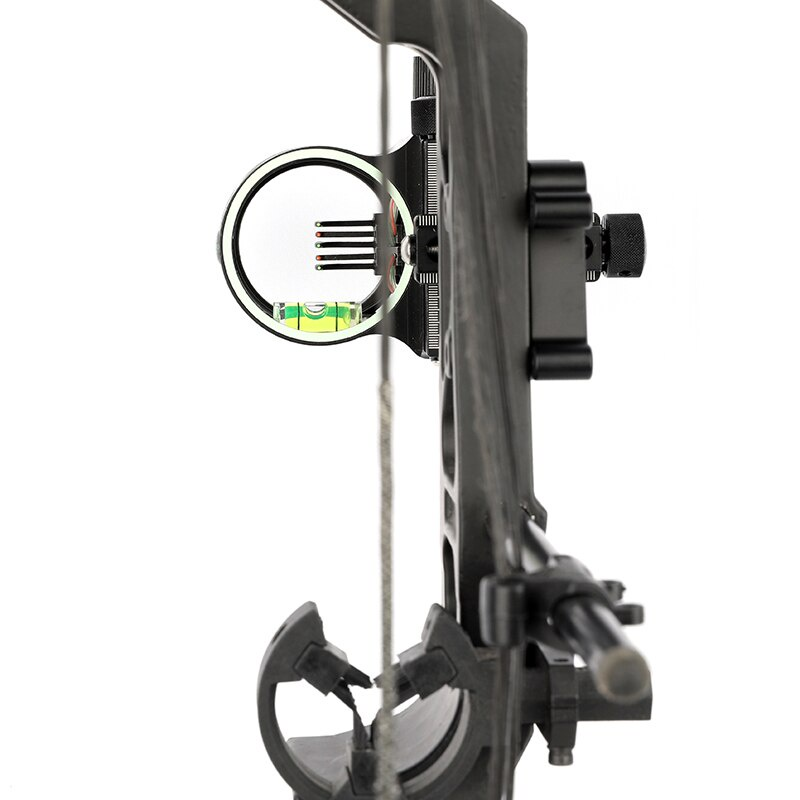 5-pin composite bow sight short black long pole outdoor sports hunting bow training accessories