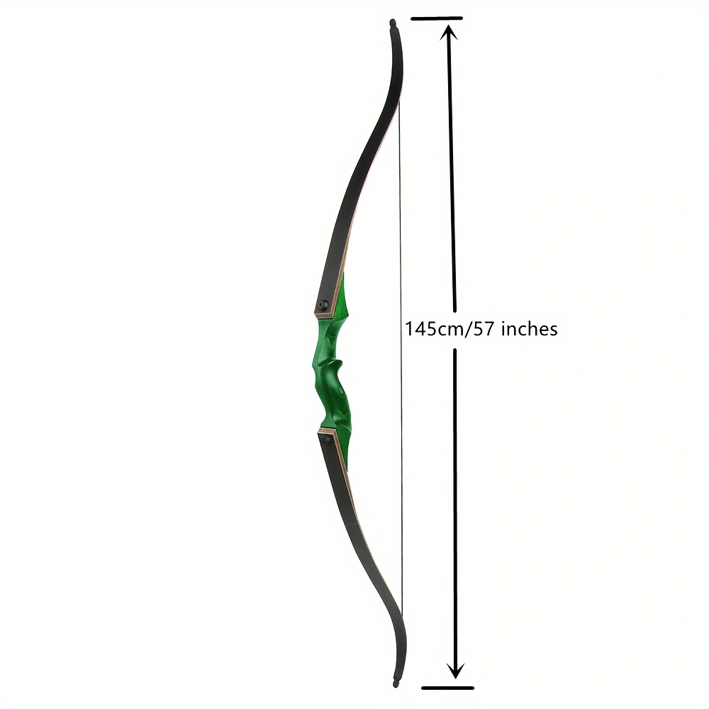 Lingyun 60 inch Reverse Bow Archery 40-60lbs Four Limbs Outdoor Wooden Archery Beauty Hunting Bow Archery Set