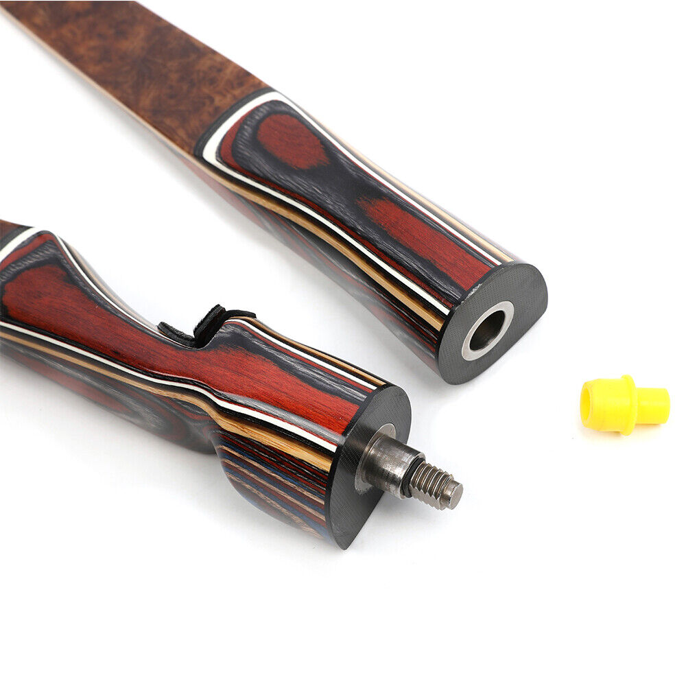 60'' Traditional Bow Longbow Takedown 20-55lbs Horsebow Archery Hunting Target