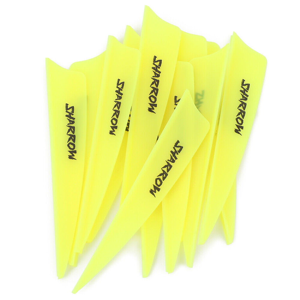 50pcs 3" Archery Arrow Feather Rubber Vanes Fletching Fletches Bow Arrow Shaft DIY