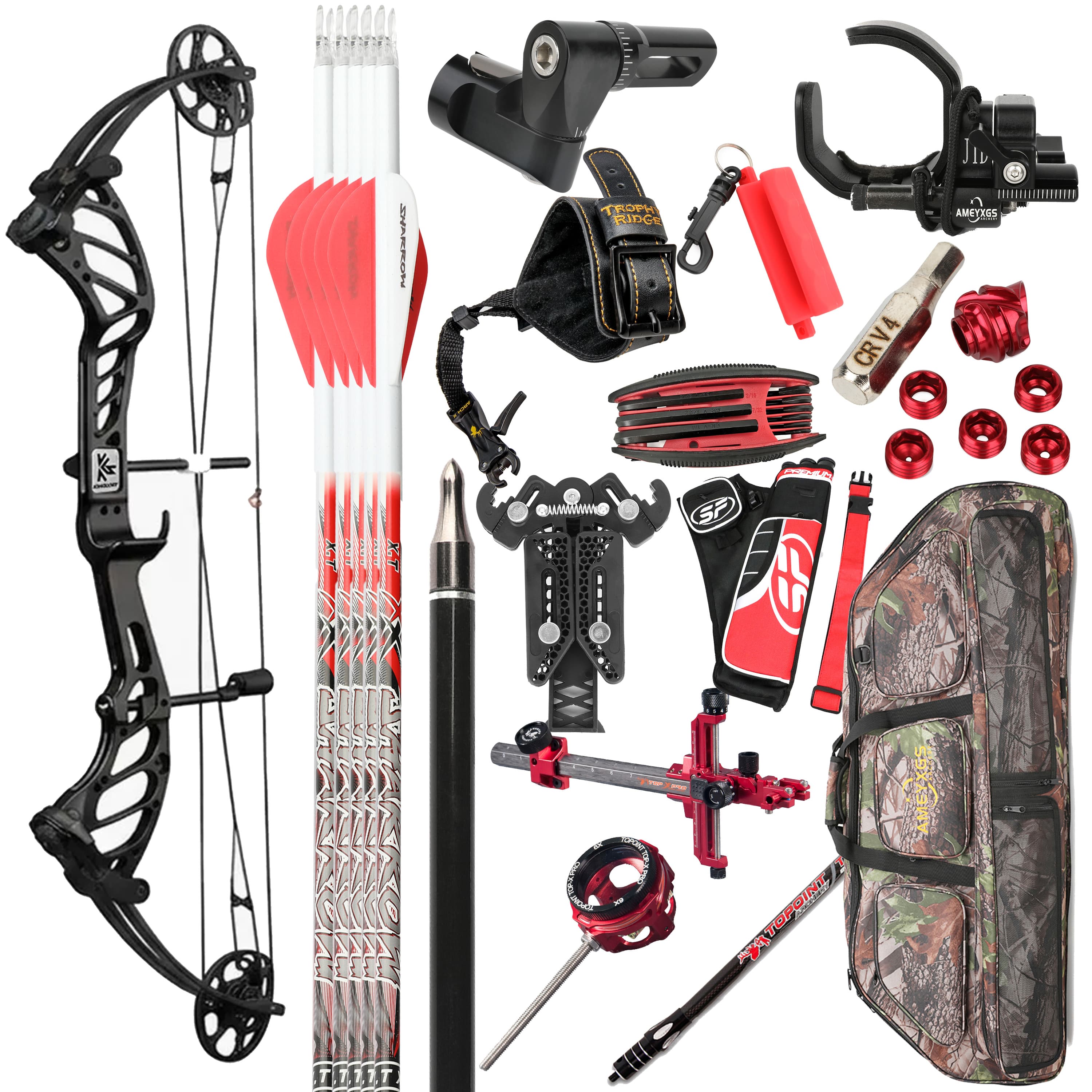 LWANO Compound Bow 15-30Lbs Kit Shooting Archery Youth Bow