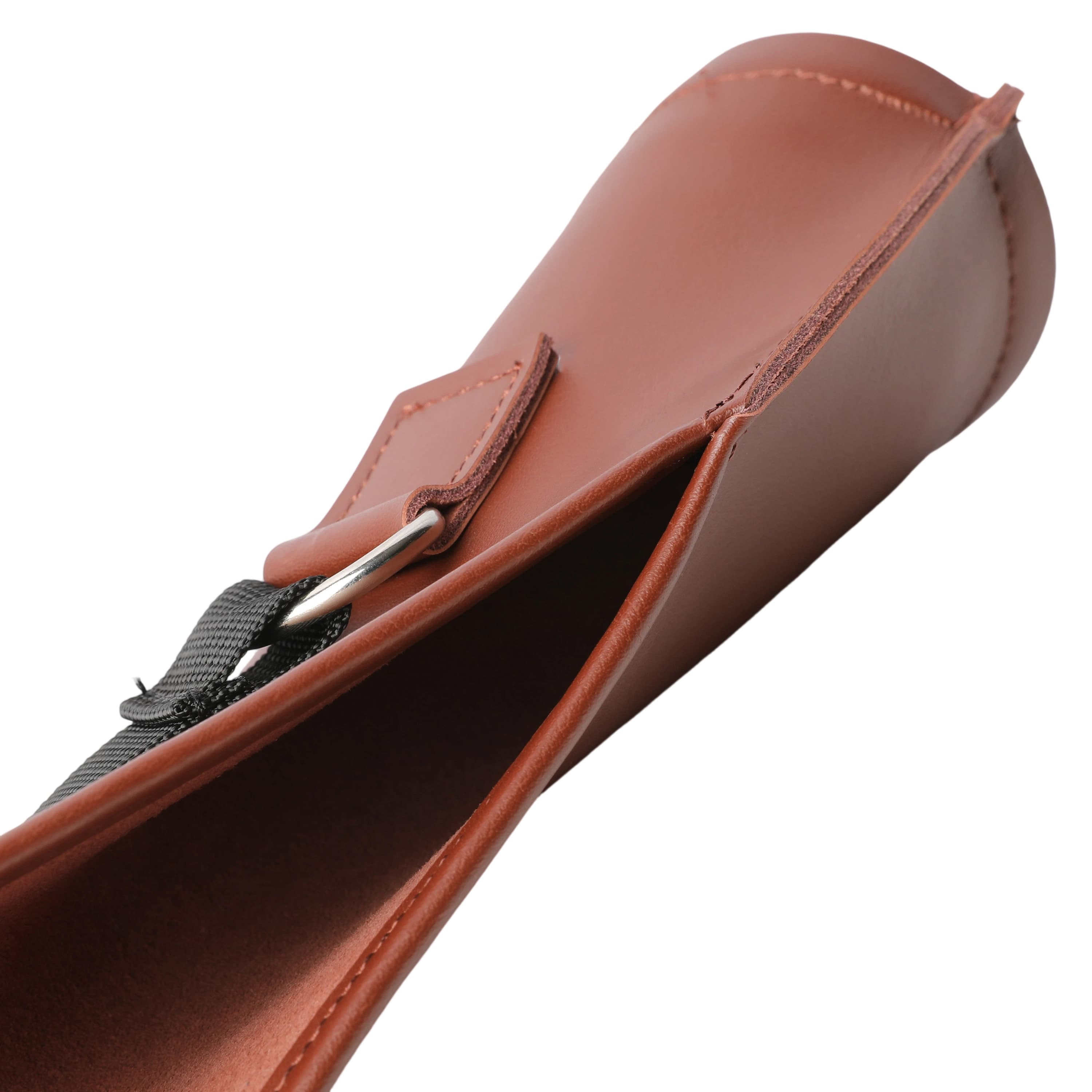 Adjustable Leather Arrow Quiver Backpack for Archery Target Shooting