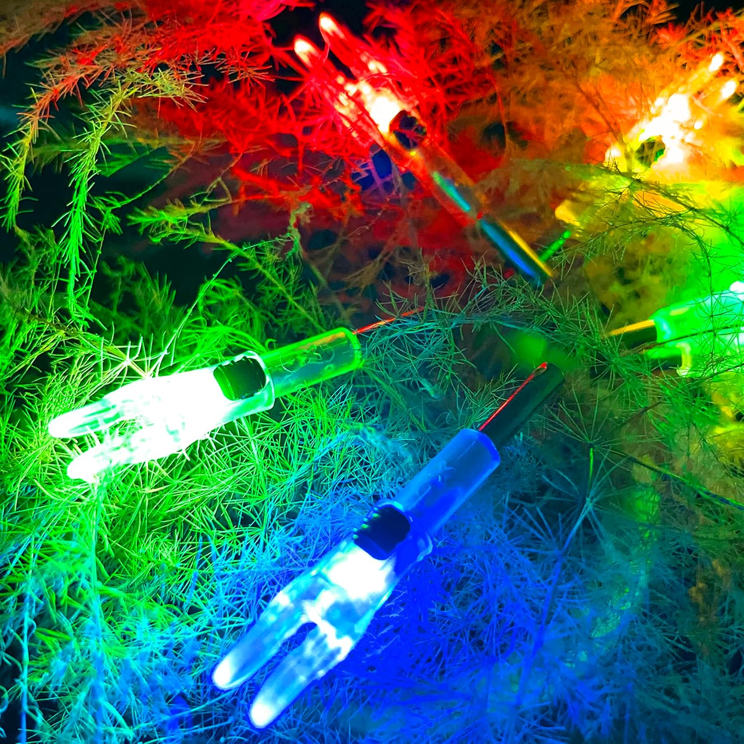 Lighted Arrow Nocks X/5.2mm LED Nock with H S GT Bushings 6PCS
