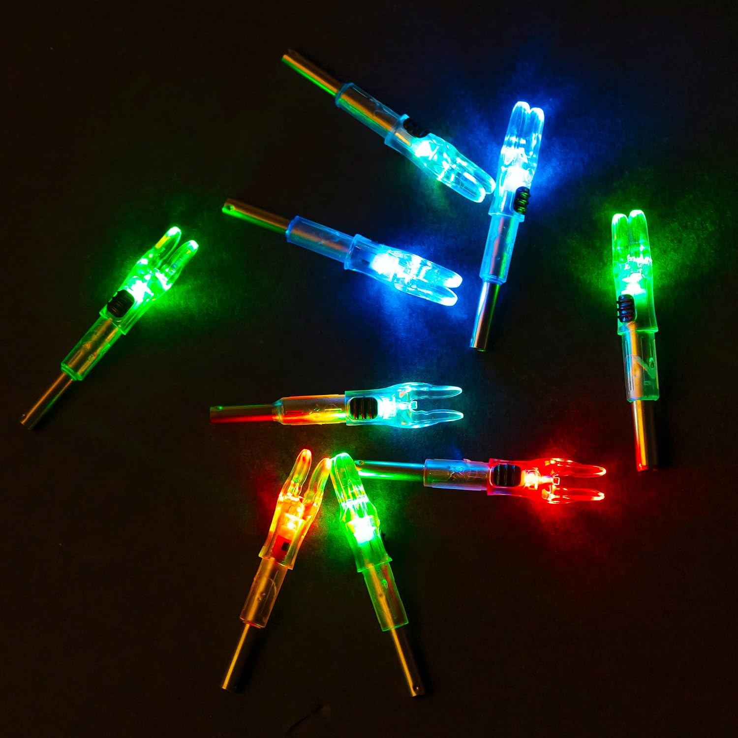 Lighted Arrow Nocks X/5.2mm LED Nock with H S GT Bushings 6PCS