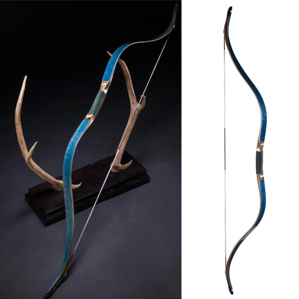20-50lbs Traditional Recurve Bow Tatar Horsebow Longbow Archery Hunting Target