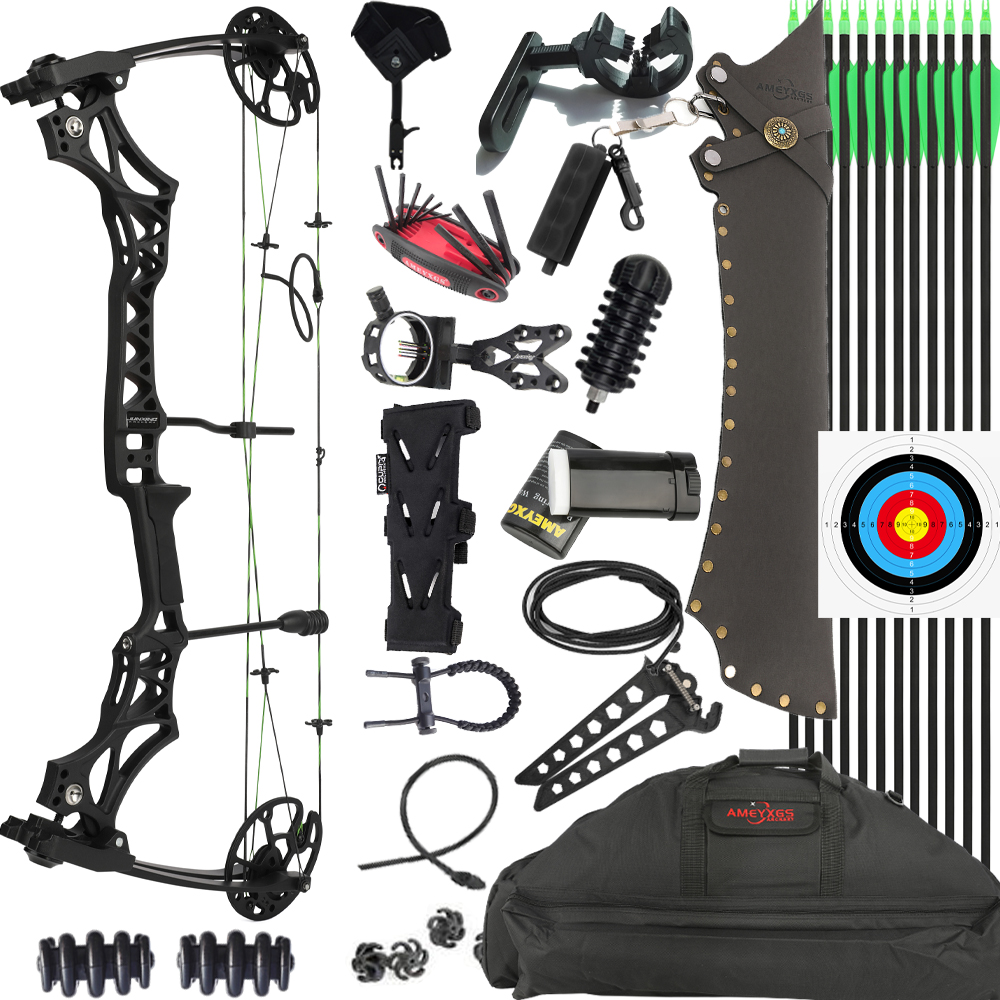 JUNXING Compound Bow 30-70lb Adjustable for Adult Hunting