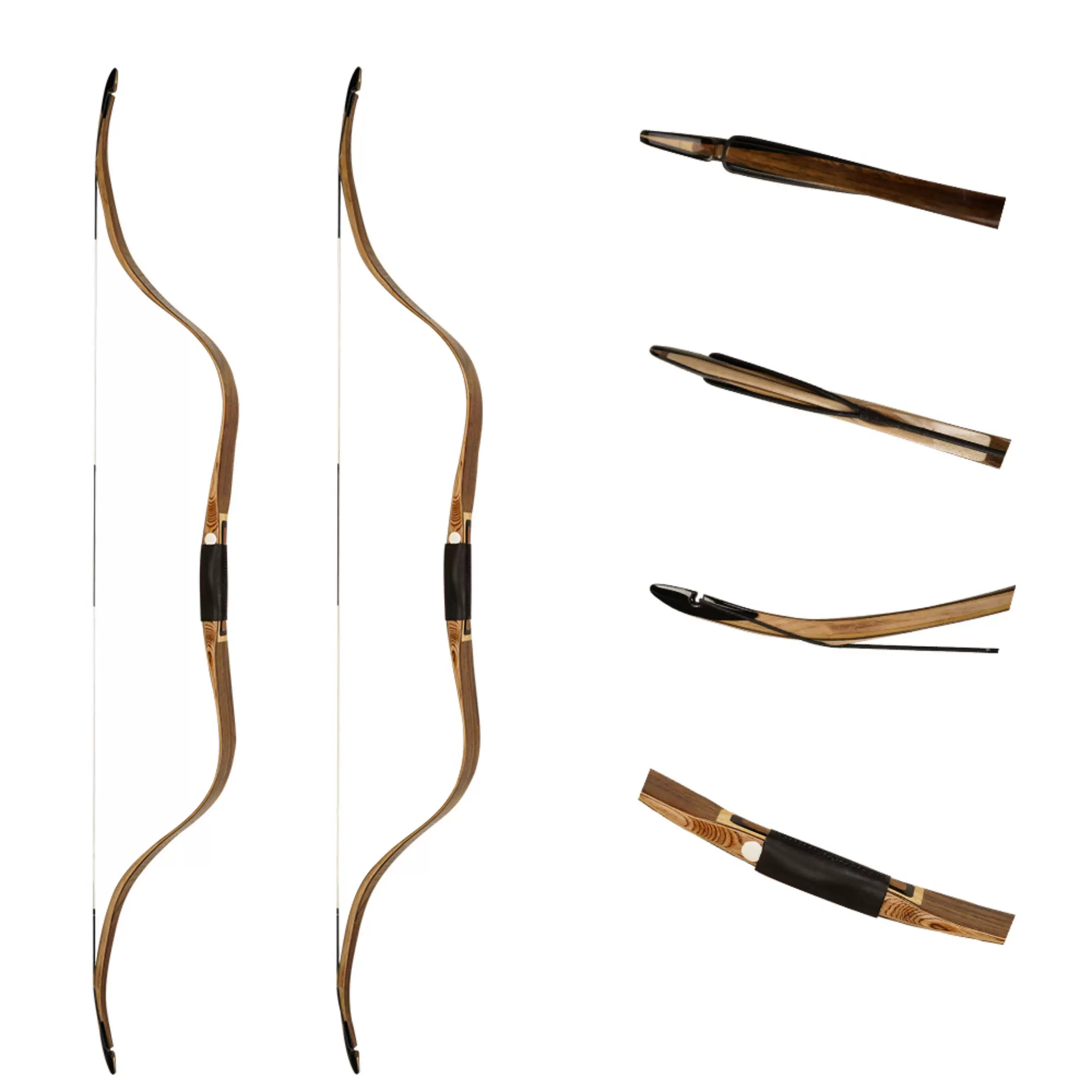 AF Mong Yuan Laminated Bow 54"–55" 25–50lbs Horse Bow