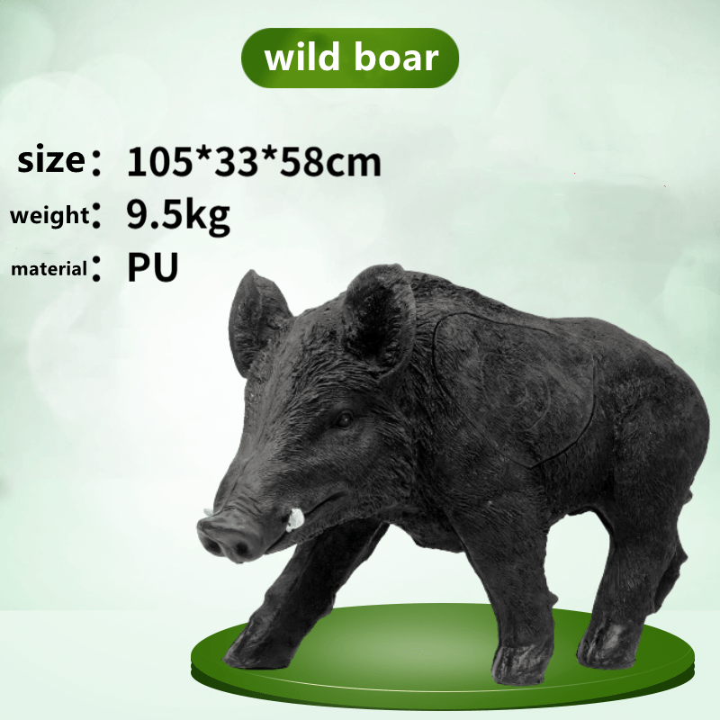Arrow Target 3D Simulation Animal Arrow Target Outdoor Indoor Reverse Bow Composite Bow Wild Boar Solid Target