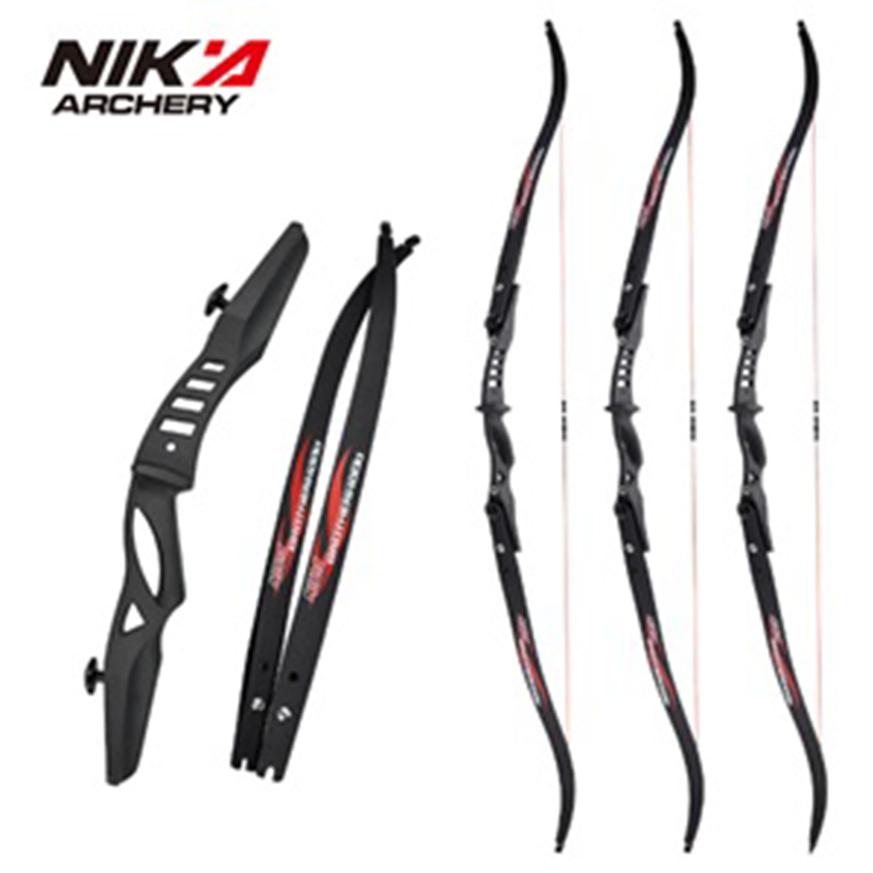 NIKA ET-1 Recurve Bow 60'' Takedown Bow 20-50LBS Archery Shooting