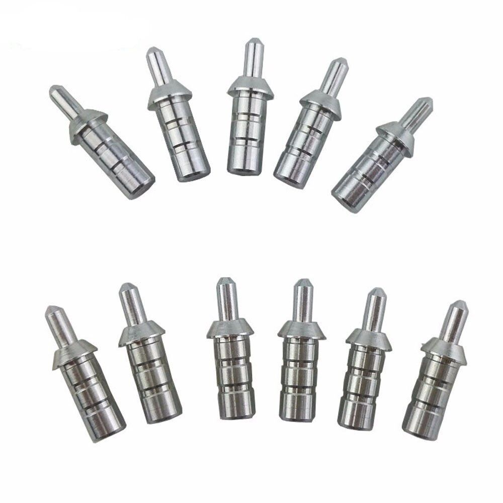 50pcs Archery Arrow Nock Pins Aluminum Needles ID4.2/ 6.0 /6.2mm Shaft Connector