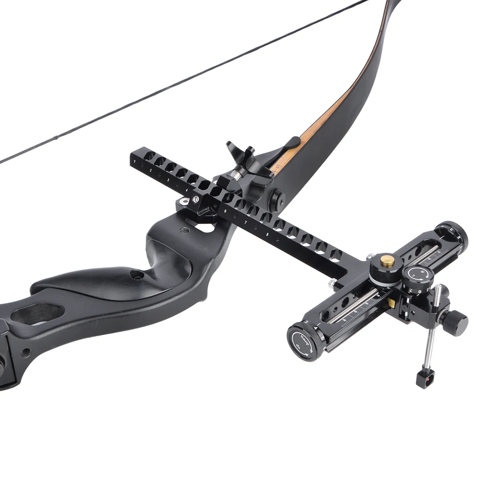 1pc  Archery Aluminum Alloy Recurve Bow Sight For Aiming Tool Outdoor Adjust Shooting Hunting Accessories