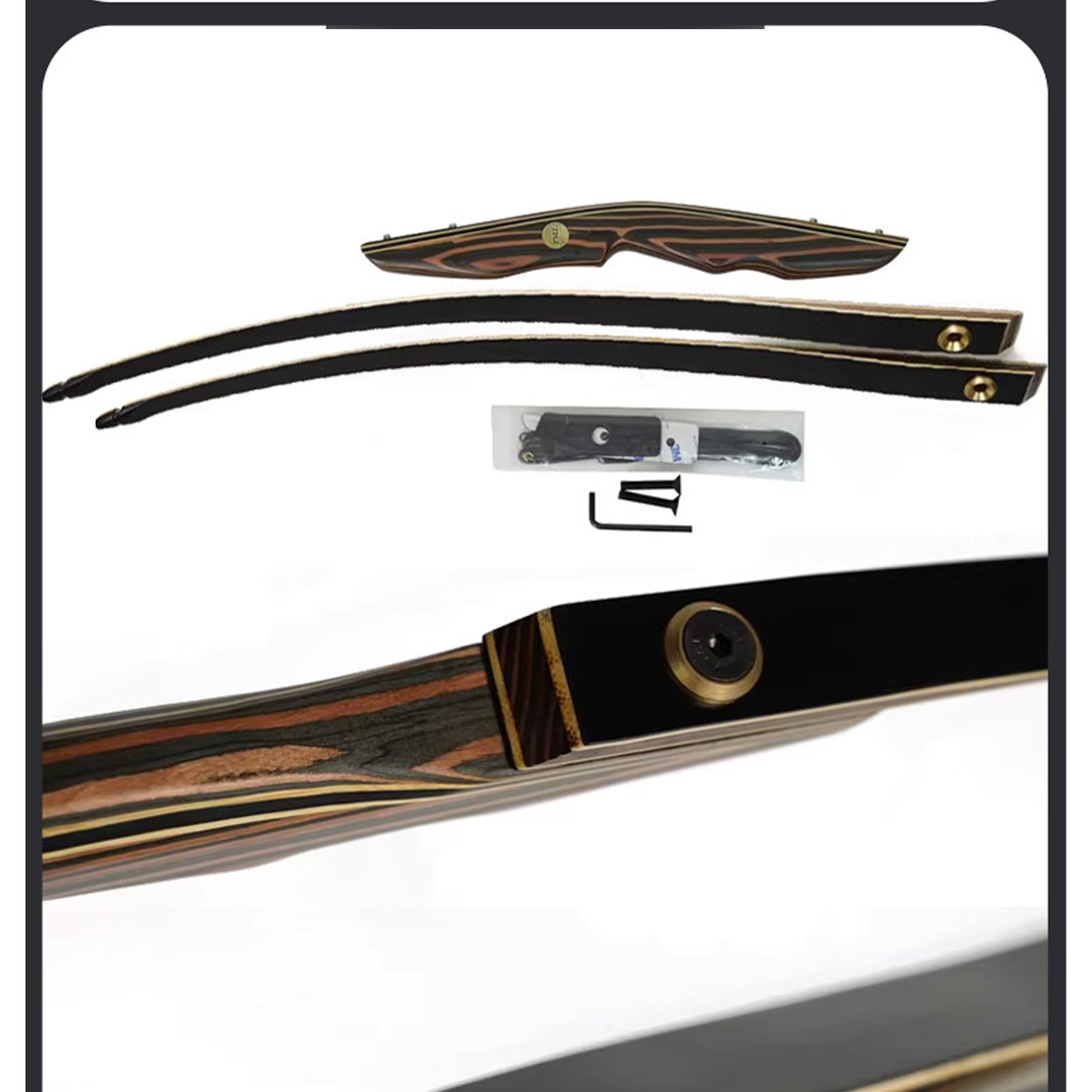 Traditional Longbow Set 20-50LBS Complete Kit with Arrows