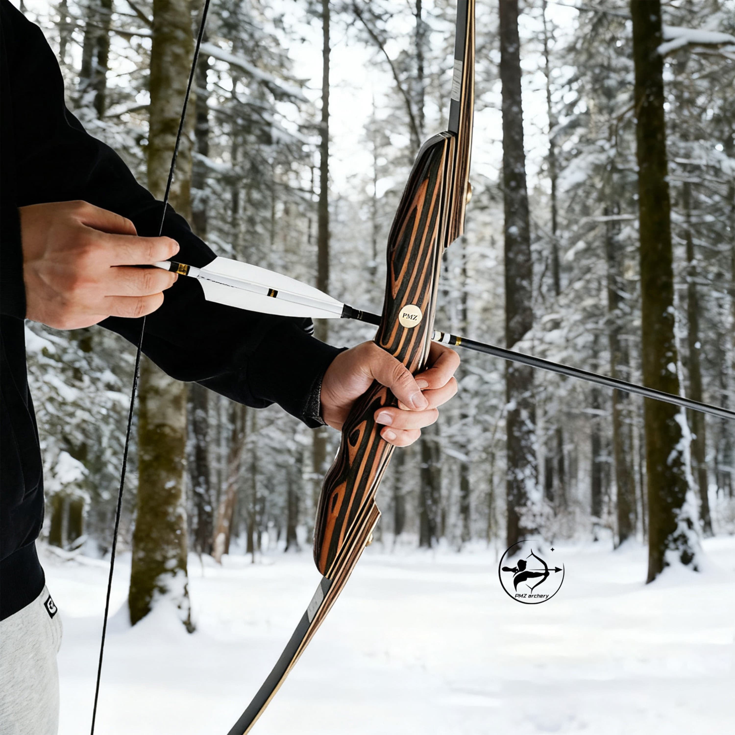 Traditional Longbow Set 20-50LBS Complete Kit with Arrows