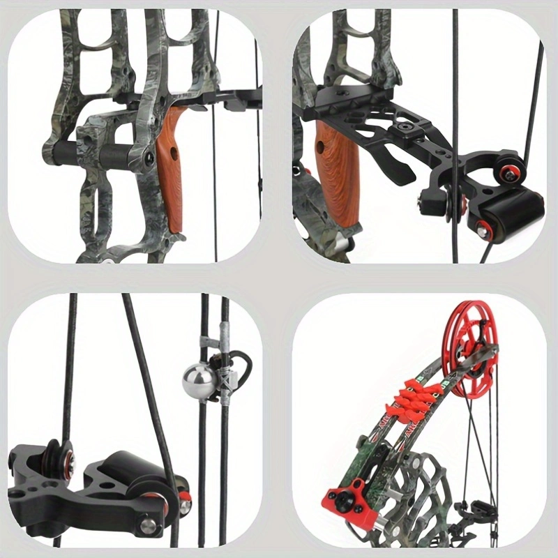  Dual Purpose Compound Bow Outdoor Archery Steel Ball Composite Bow Set 30-70lbs Adjustable For Both Hands