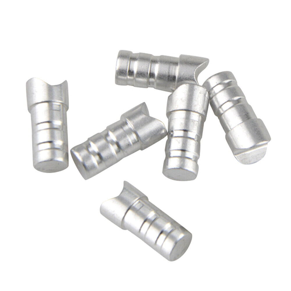 12PCSAluminum Crossbow Half Moon Arrow Nocks Tails 7.6mm Archery Arrows Shaft DIY