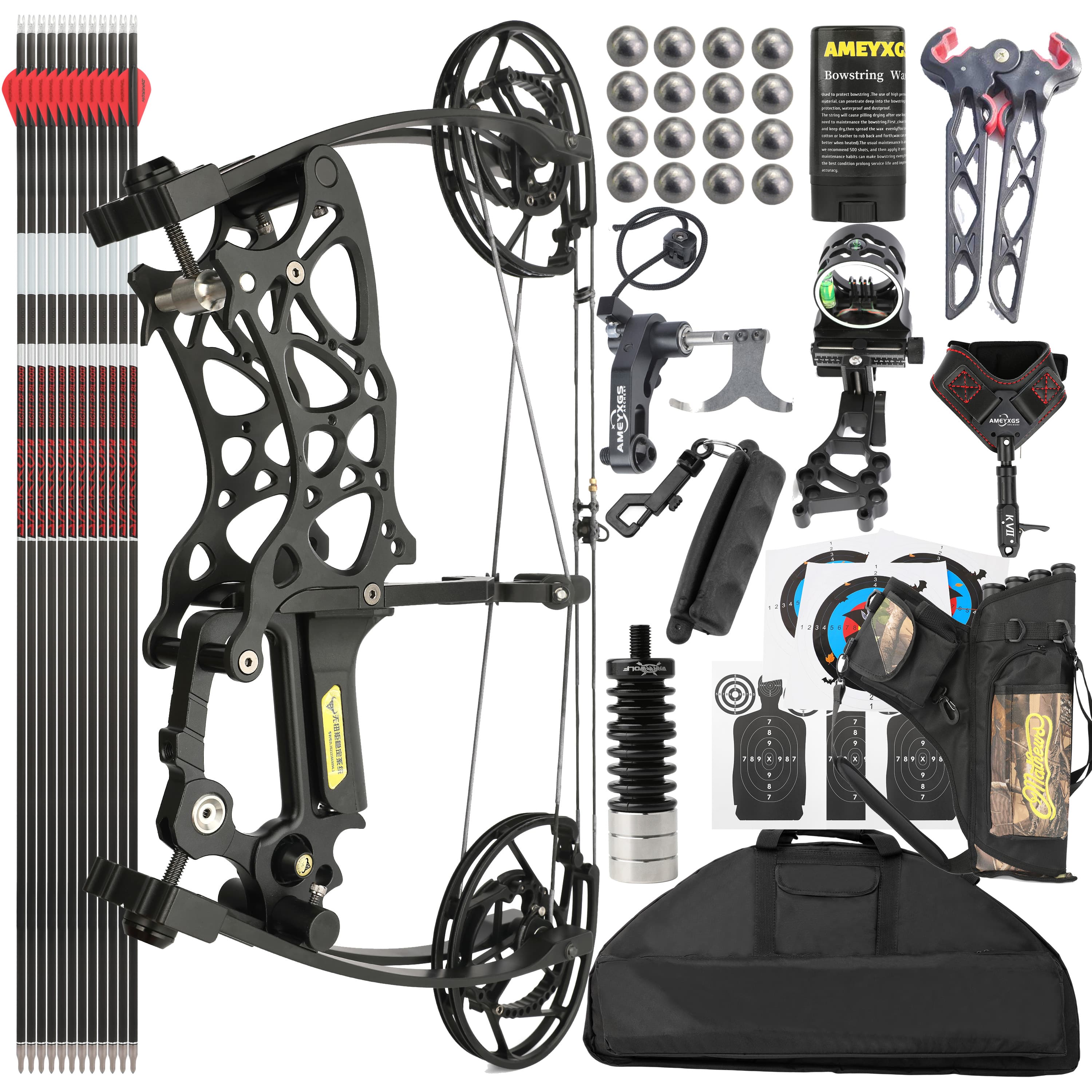 ROBIN KING 201 Compound Bow 320 FPS 35-70LBS Archery Hunting
