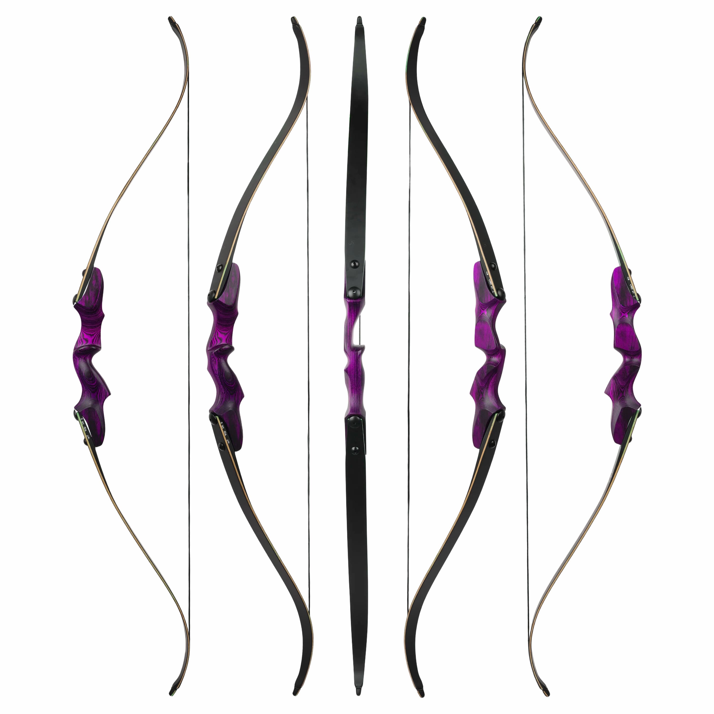 Rock Bear  Wooden Takedown Recurve Bow Kit 20-60lbs RH Archery