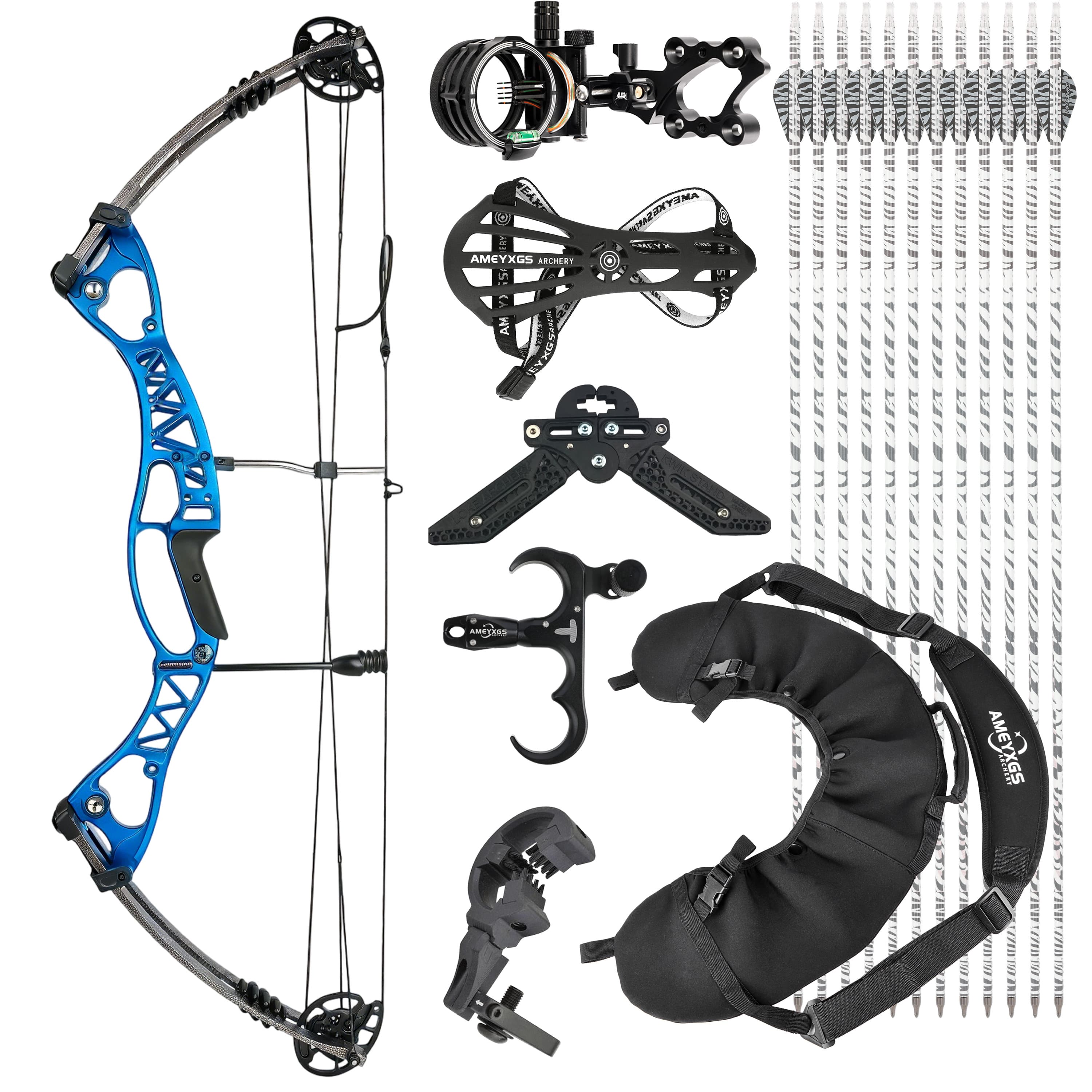 JUNXING Compound Bow Kit 40-60lbs Target Shooting Archery M106